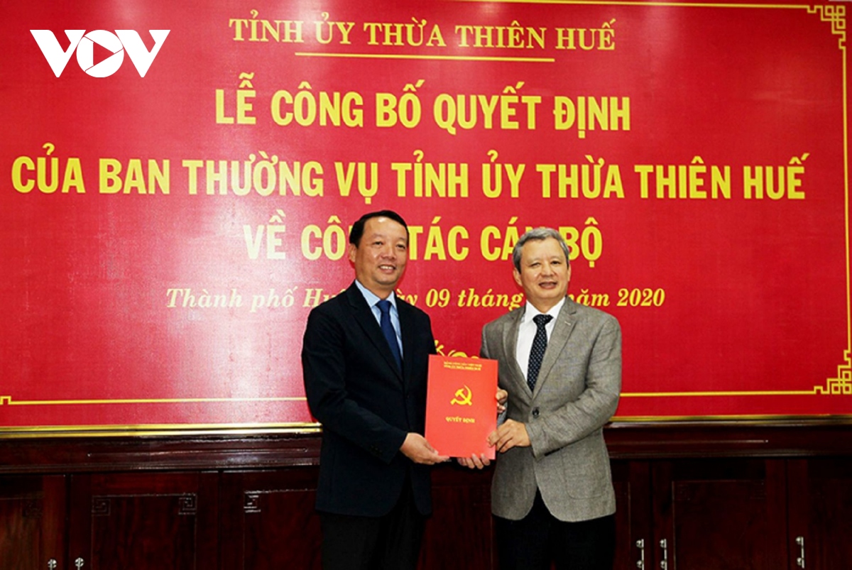 Ông Phan Thiên Định giữ chức Bí thư Thành ủy Huế